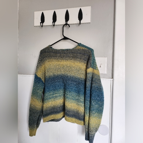 Old navy knit color block sweater Large - Picture 5 of 5